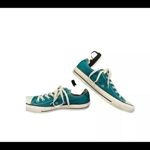 BRAND NEW Converse Chuck Taylor Teal Green All Star Low Top Sneakers W US10 MUS8